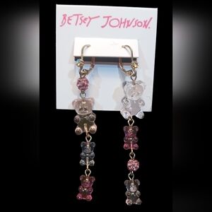New In Package Betsey Johnson Dangling Earrings